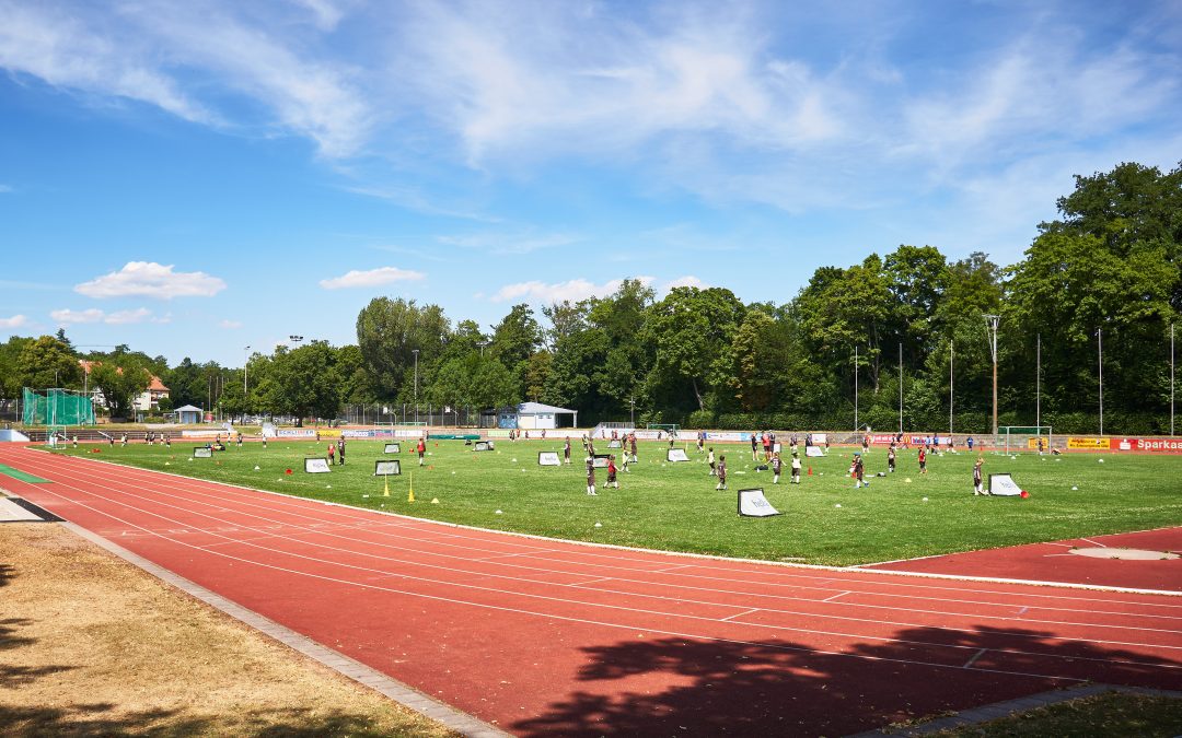 Juli vor vier Jahren: Das erste FC St.-Pauli-Fußball-Camp im Landauer Südpfalz-Stadion